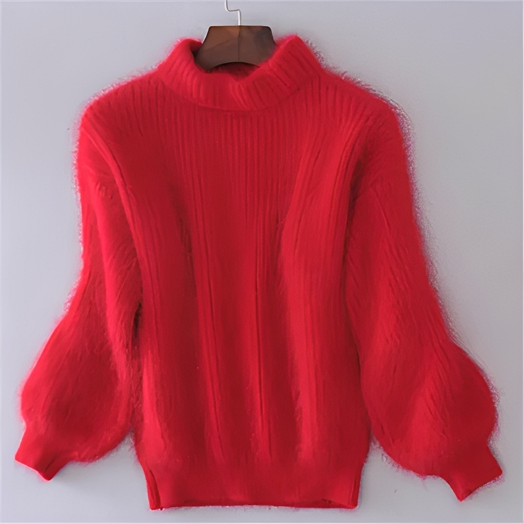 Damski Sweter z Golfem – Ciepły, Modny i Luźny Krój