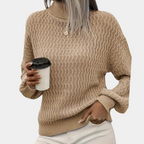 Damski Sweter z Golfem – Elegancja i Komfort na Zimę
