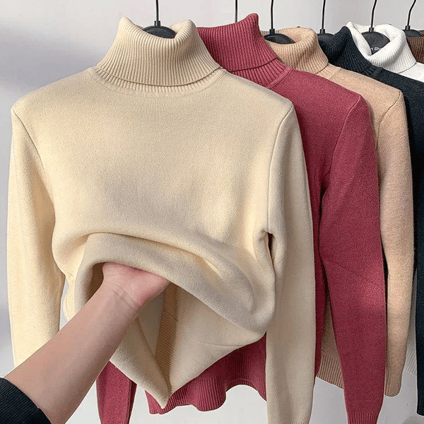 Damski Sweter z Golfem Talulla – Komfort i Styl na Zimę