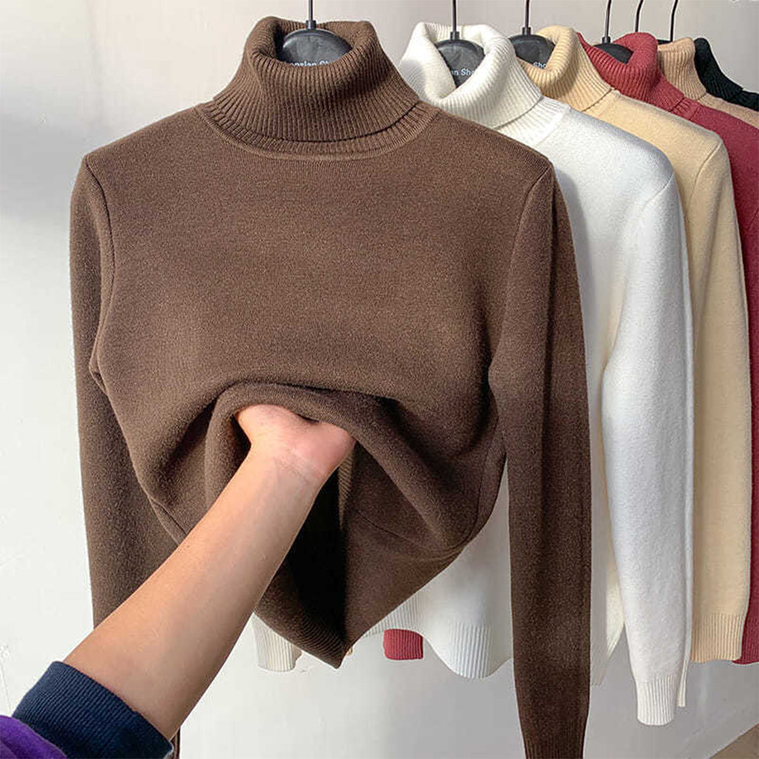 Damski Sweter z Golfem Talulla – Komfort i Styl na Zimę