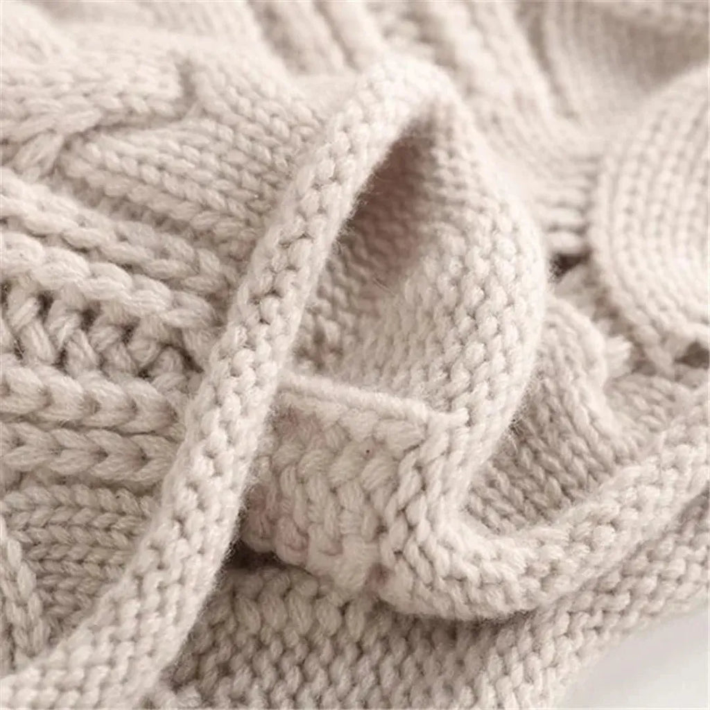 Damski sweter z golfem z dzianiny premium o luźnym kroju