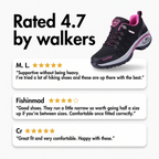 Damskie buty trekkingowe z poduszką powietrzną – lekkie sneakersy do chodzenia