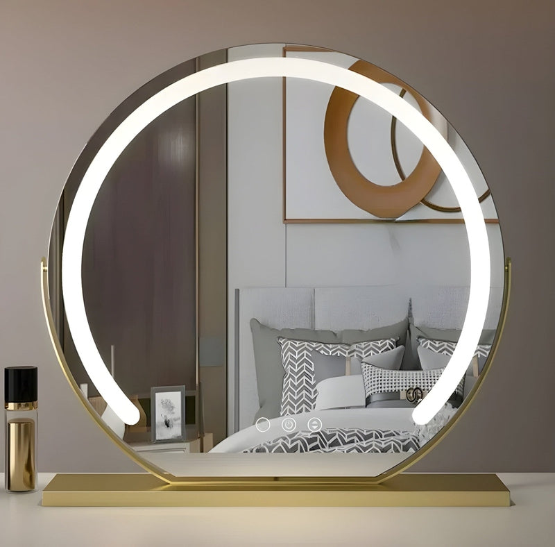 Damskie Lustro LED do Makijażu z Oświetleniem – Perfekcyjny Blask