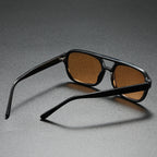 Damskie modne okulary przeciwsłoneczne w eleganckim, kanciastym designie