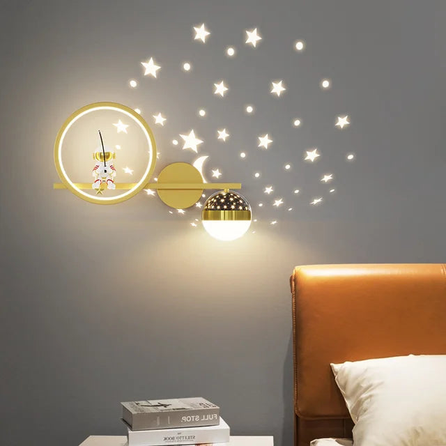 Designerska Lampa Ścienna Dziecięca – Rozświetl Pokój Malucha