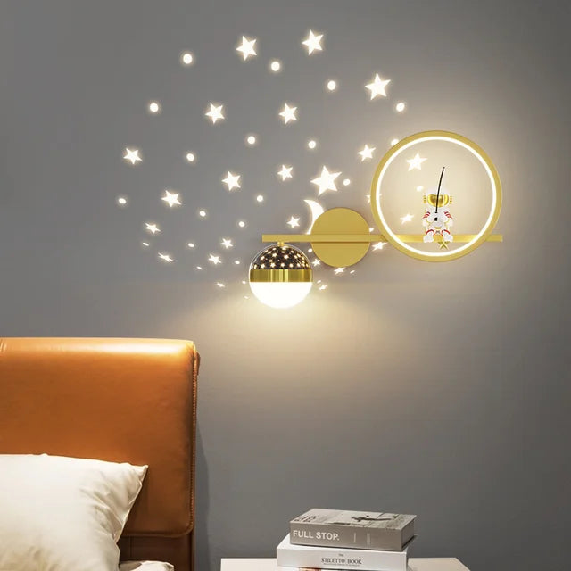 Designerska Lampa Ścienna Dziecięca – Rozświetl Pokój Malucha