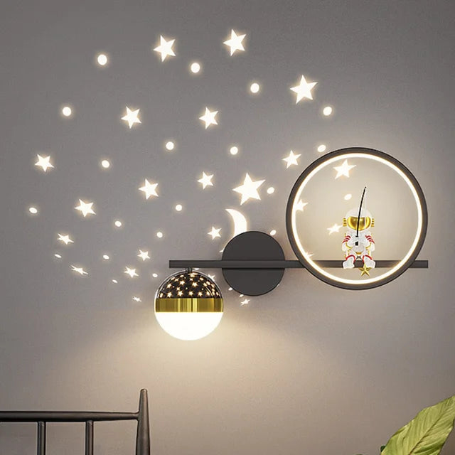 Designerska Lampa Ścienna Dziecięca – Rozświetl Pokój Malucha