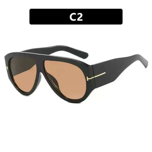Duże okulary przeciwsłoneczne aviator UV400