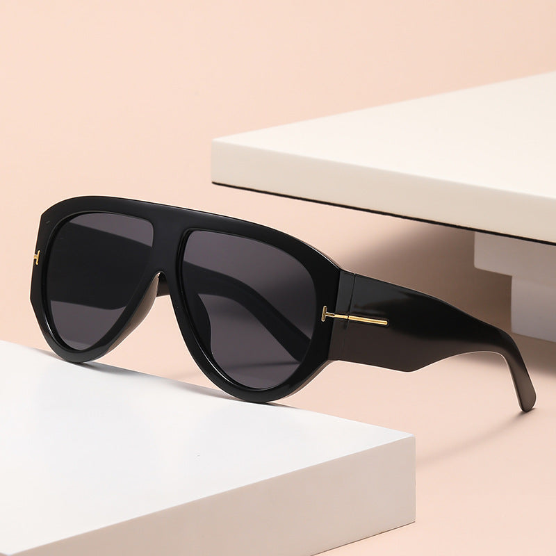 Duże okulary przeciwsłoneczne aviator UV400