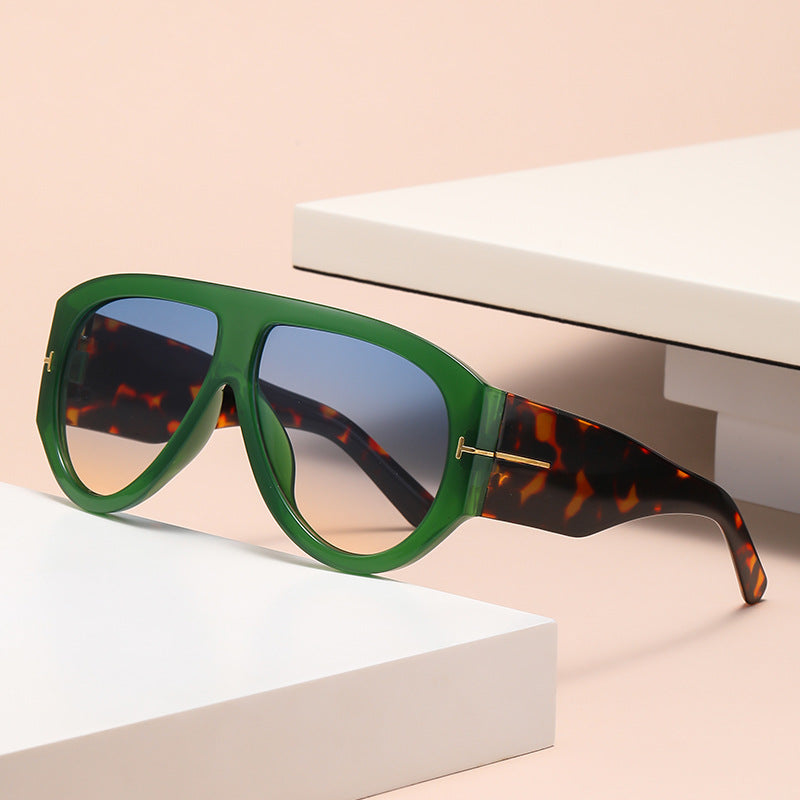 Duże okulary przeciwsłoneczne aviator UV400
