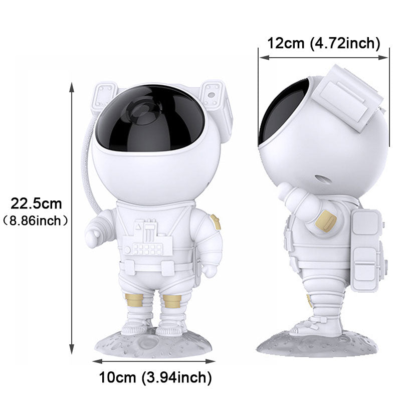 Efektowny Projektor Galaktyczny Astronaut – 8 Kolorów Nebuli