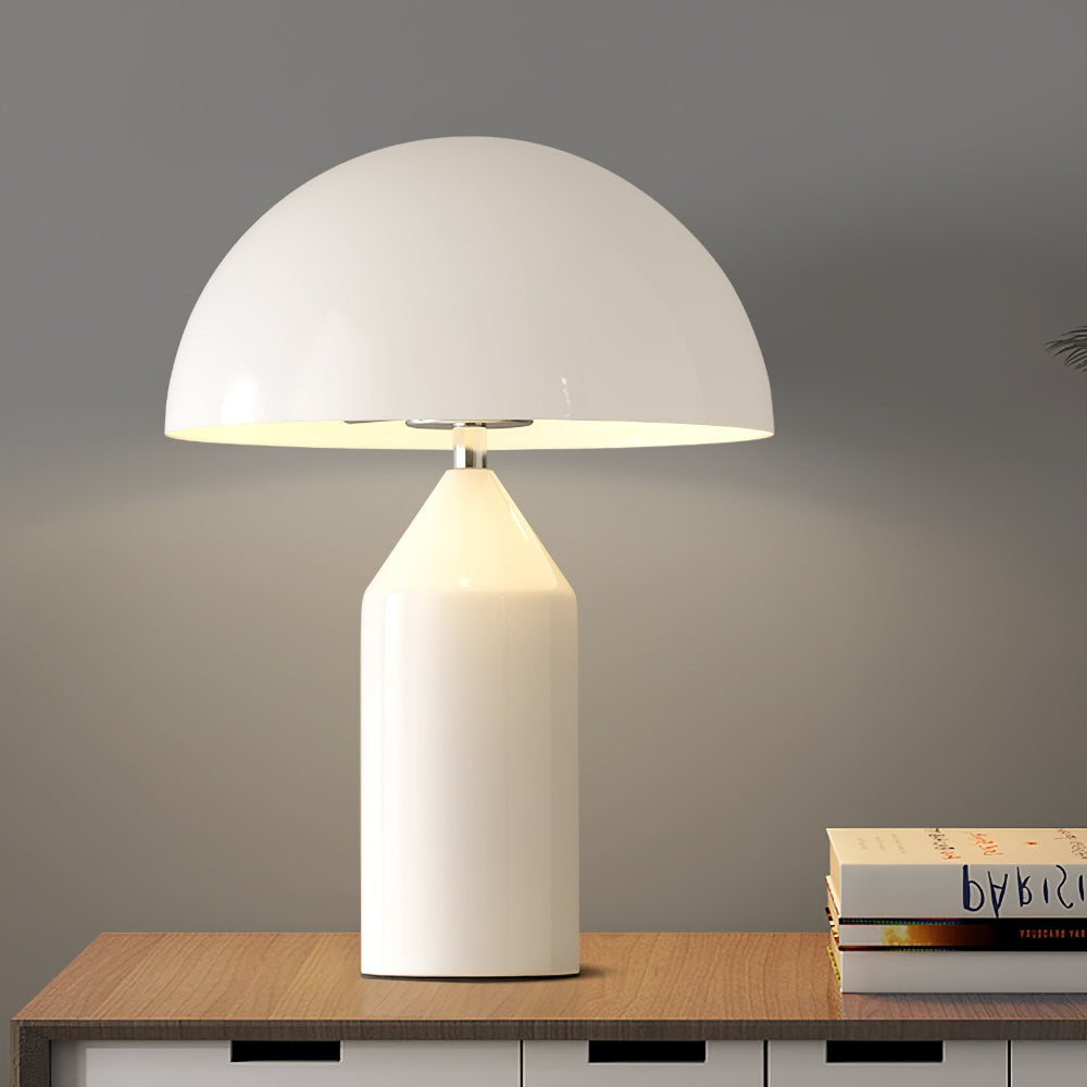 Elegancka geometryczna lampa stołowa do nowoczesnych wnętrz