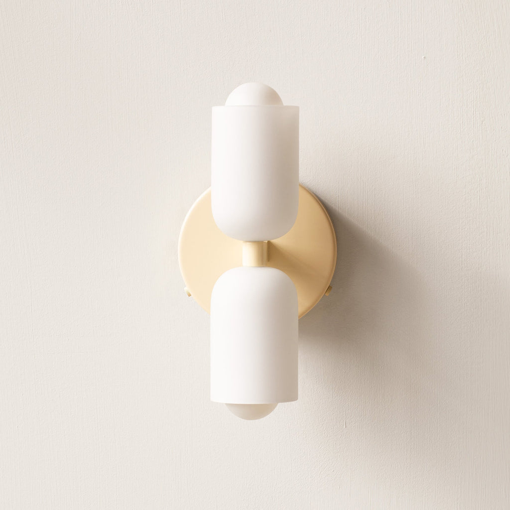 Elegancka lampa ścienna Nowoczesne światło góra i dół