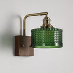 Elegancka Lampa Ścienna z Drewna i Szkła – Stwórz Przytulne Wnętrze