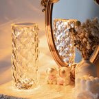 Elegancka lampa stołowa Crystal Touch