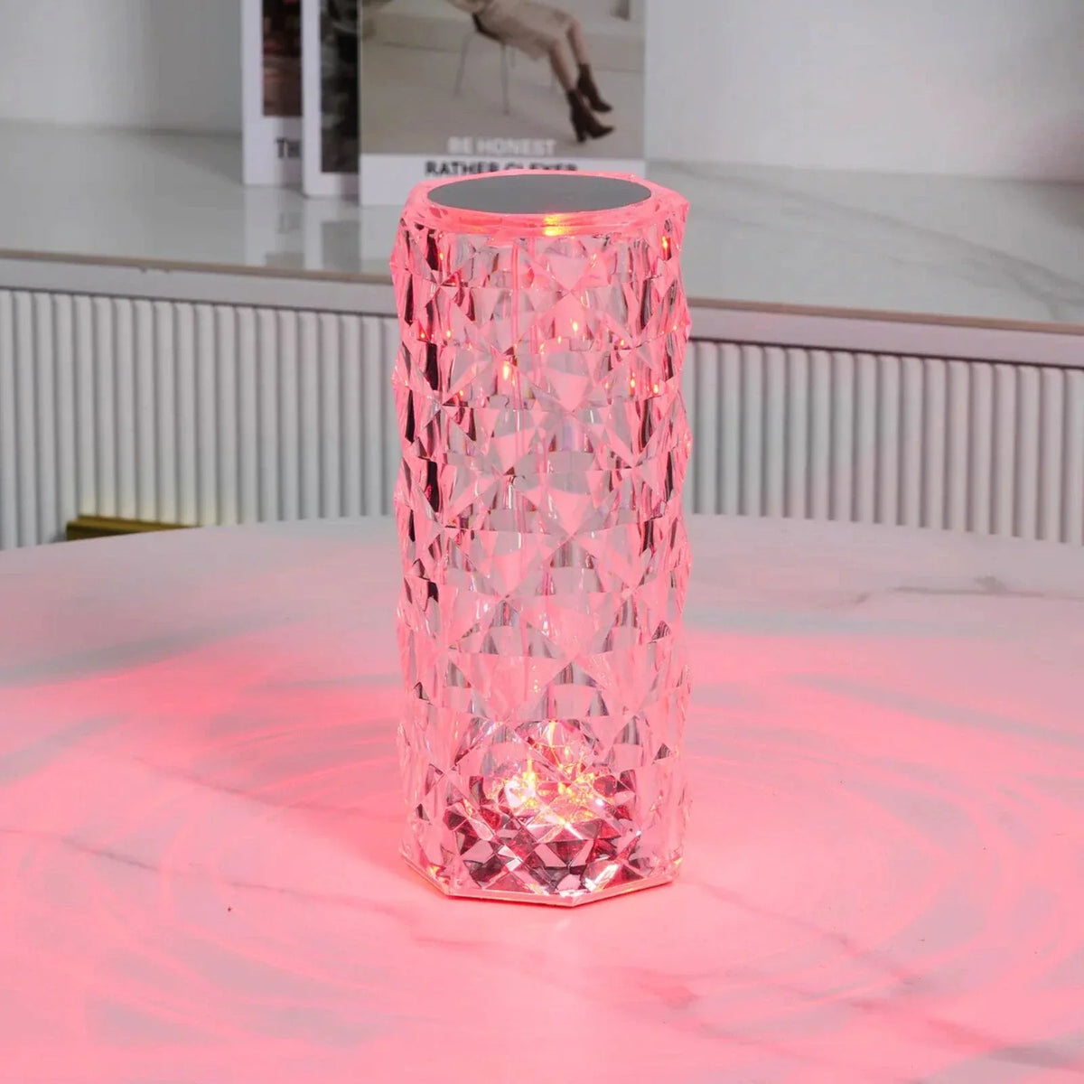 Elegancka lampa stołowa Crystal Touch