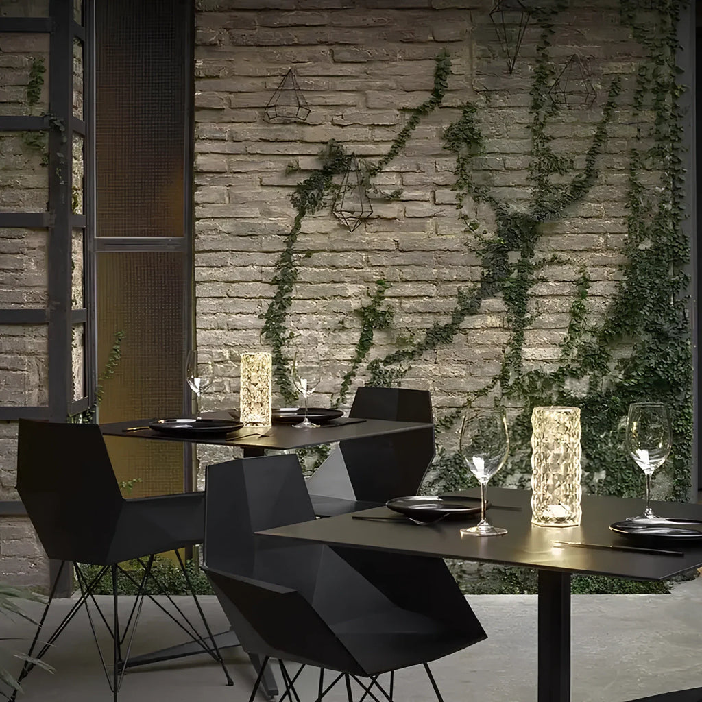 Elegancka lampa stołowa Crystal Touch