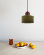 Elegancka Lampa Wisząca Szklana – Styl Japandi i Minimalizm