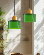 Elegancka Lampa Wisząca Szklana – Styl Japandi i Minimalizm
