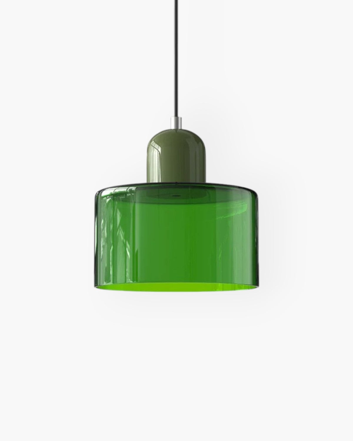 Elegancka Lampa Wisząca Szklana – Styl Japandi i Minimalizm