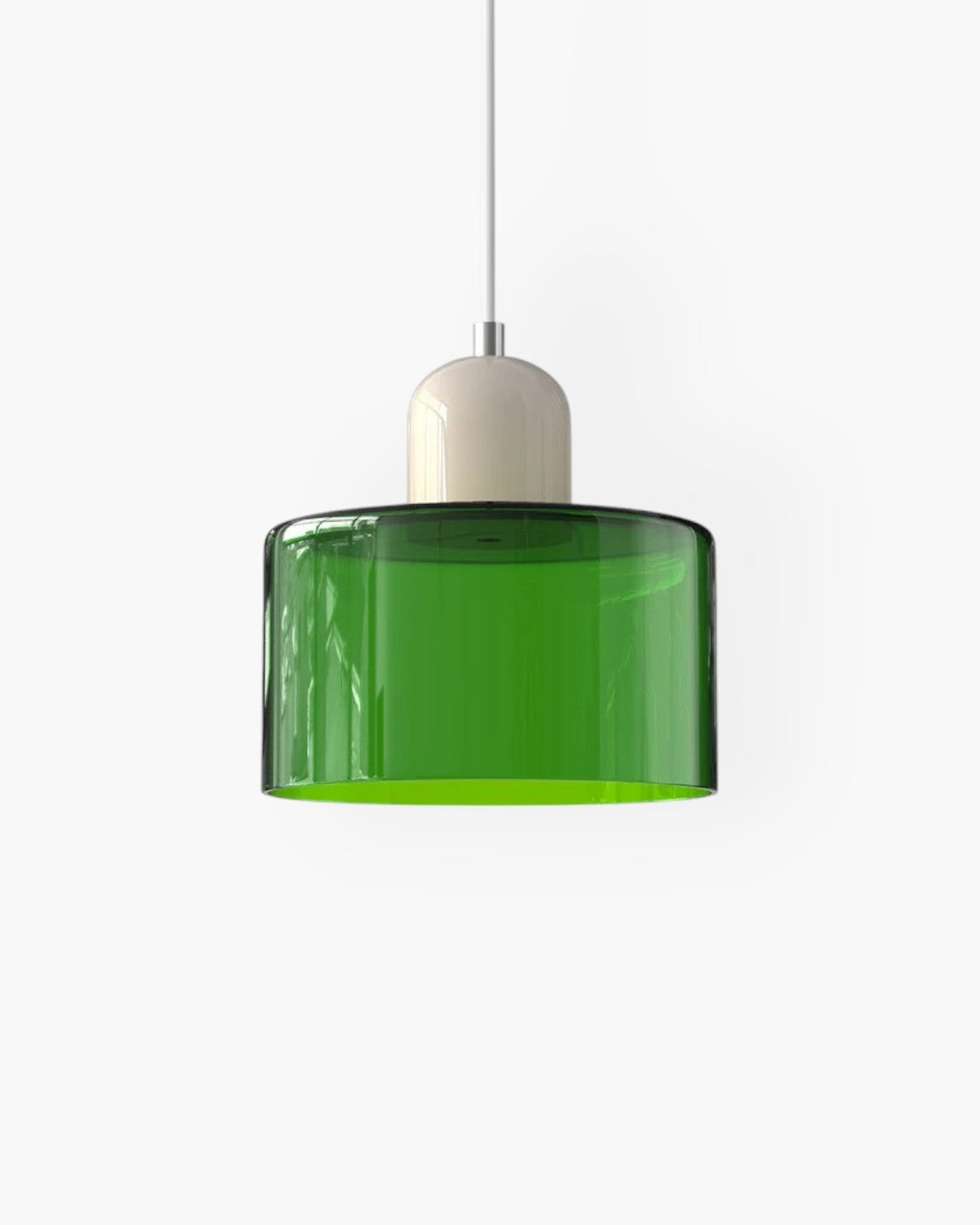 Elegancka Lampa Wisząca Szklana – Styl Japandi i Minimalizm