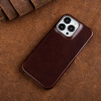 Eleganckie Skórzane Etui na iPhone 13-16 z MagSafe
