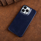 Eleganckie Skórzane Etui na iPhone 13-16 z MagSafe