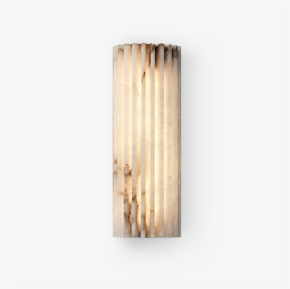 Estetyczna lampa ścienna z alabastru