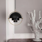 Geometryczna lampa wisząca z regulowaną kulą w stylu Bauhaus do nowoczesnej kuchni