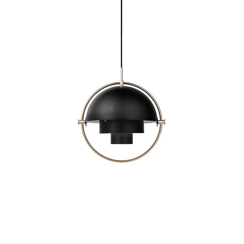 Geometryczna lampa wisząca z regulowaną kulą w stylu Bauhaus do nowoczesnej kuchni