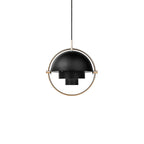 Geometryczna lampa wisząca z regulowaną kulą w stylu Bauhaus do nowoczesnej kuchni