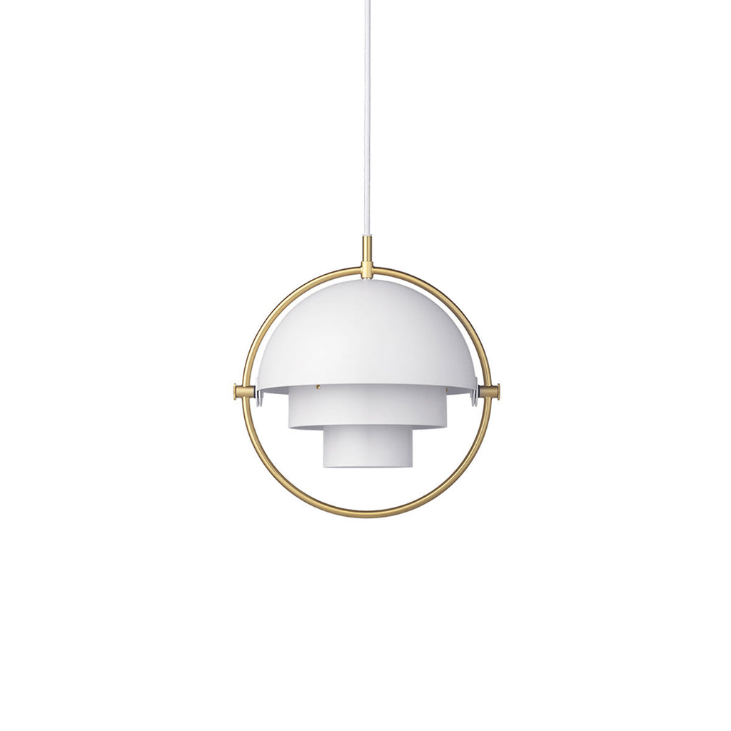 Geometryczna lampa wisząca z regulowaną kulą w stylu Bauhaus do nowoczesnej kuchni