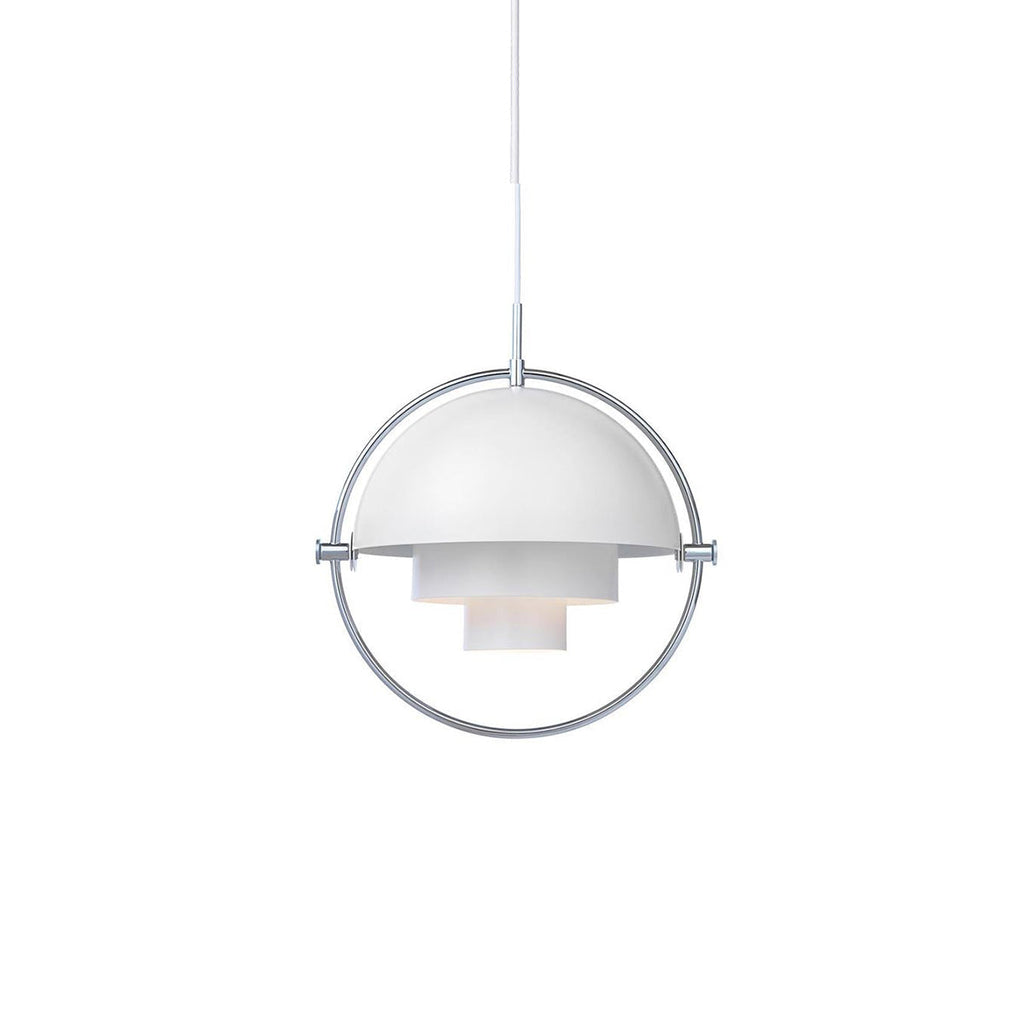 Geometryczna lampa wisząca z regulowaną kulą w stylu Bauhaus do nowoczesnej kuchni