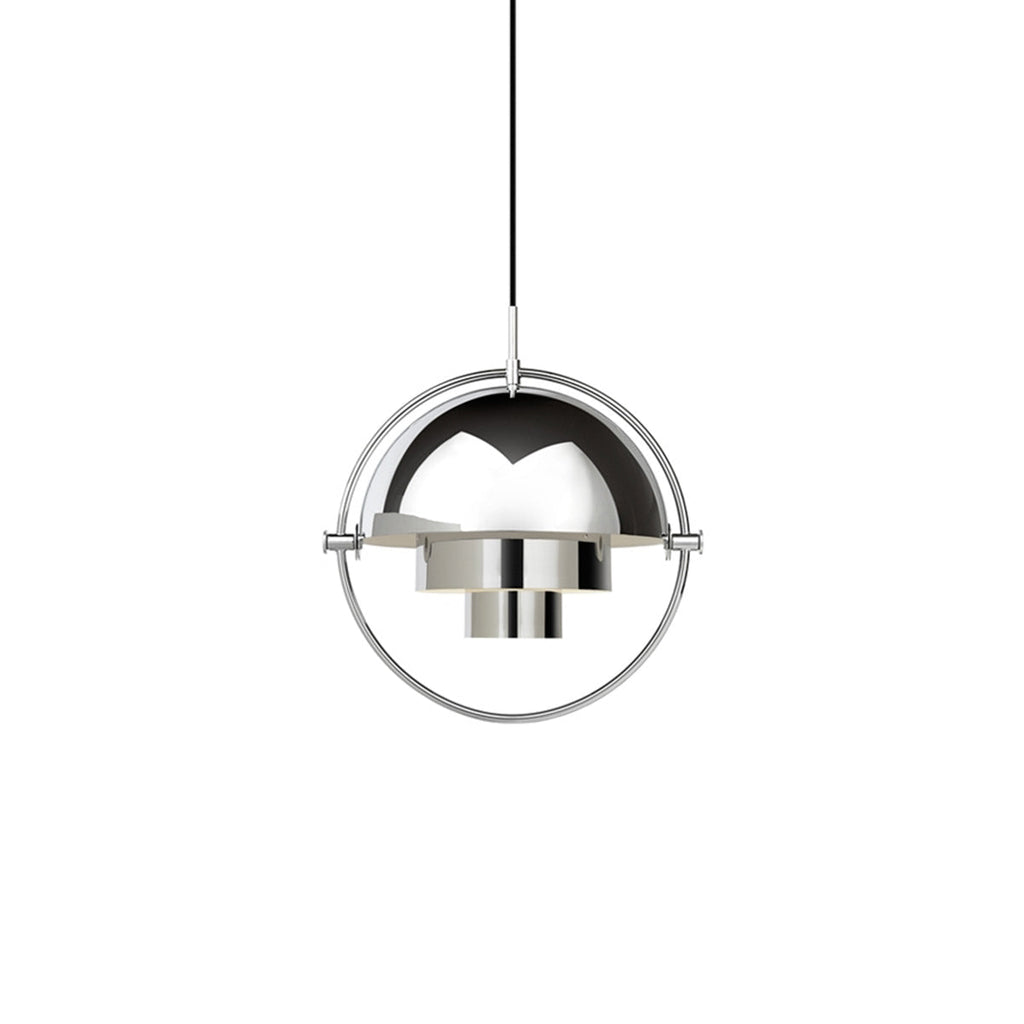 Geometryczna lampa wisząca z regulowaną kulą w stylu Bauhaus do nowoczesnej kuchni