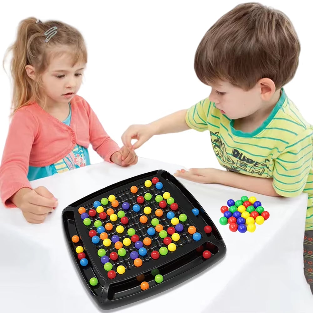 Gra Planszowa Logiczna Kulki dla Dzieci i Dorosłych z 80 Kolorowymi Kulkami Sudoku