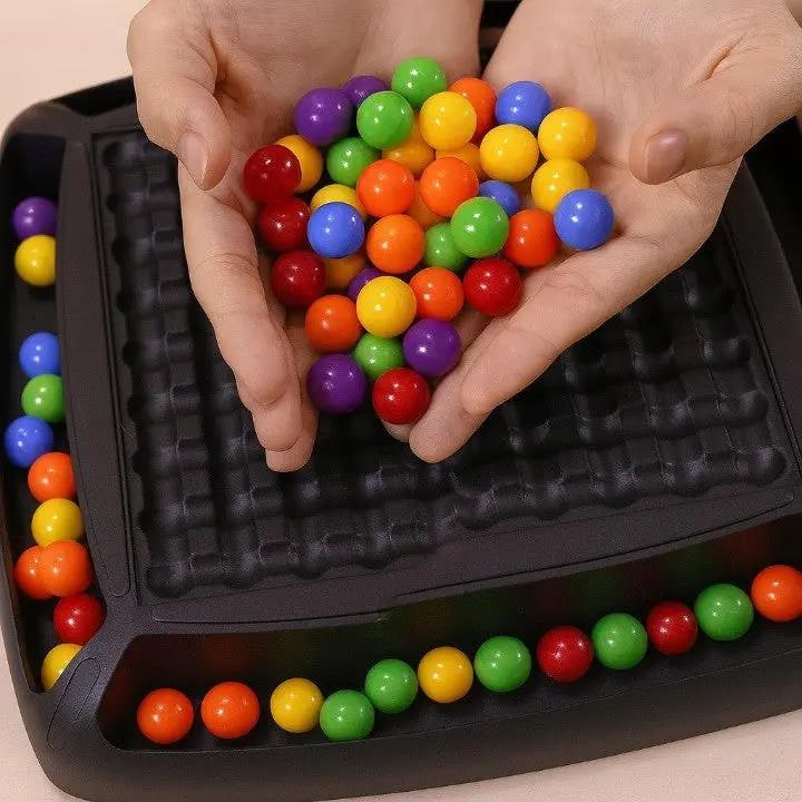 Gra Planszowa Logiczna Kulki dla Dzieci i Dorosłych z 80 Kolorowymi Kulkami Sudoku