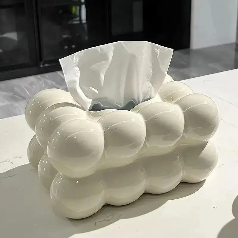 GraceBox – Elegancki ceramiczny pojemnik na chusteczki