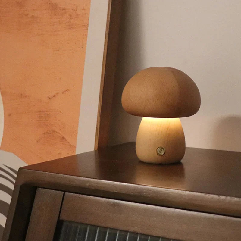 Grzybkowa Lampka Nocna Dotykowa Lampka Nocna