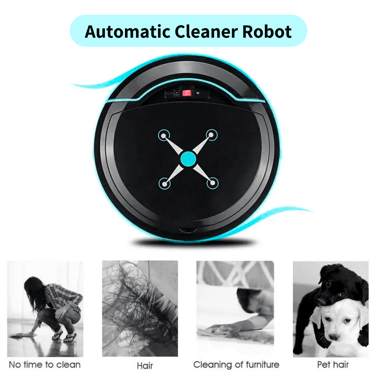 Inteligentny Robot Odkurzacz z Funkcją Mopa