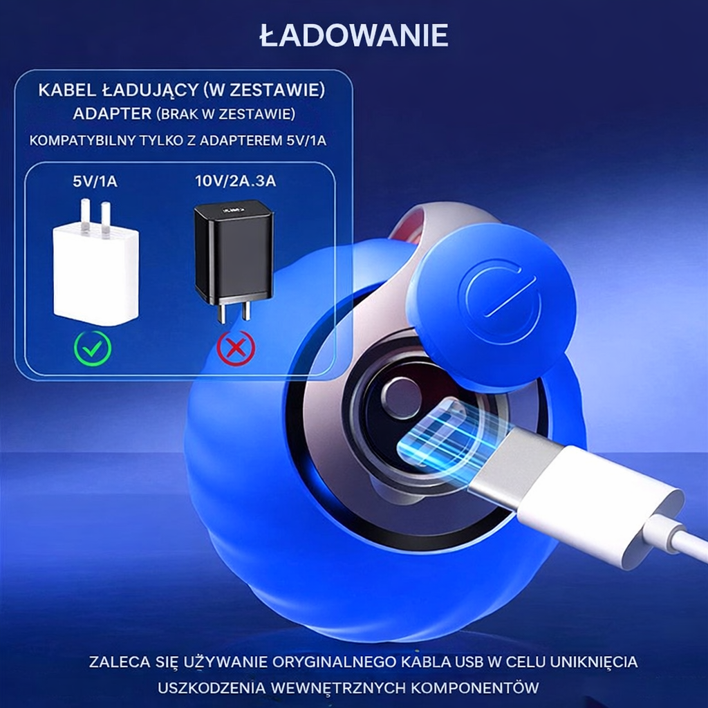 Interaktywna samojezdna piłka dla kota