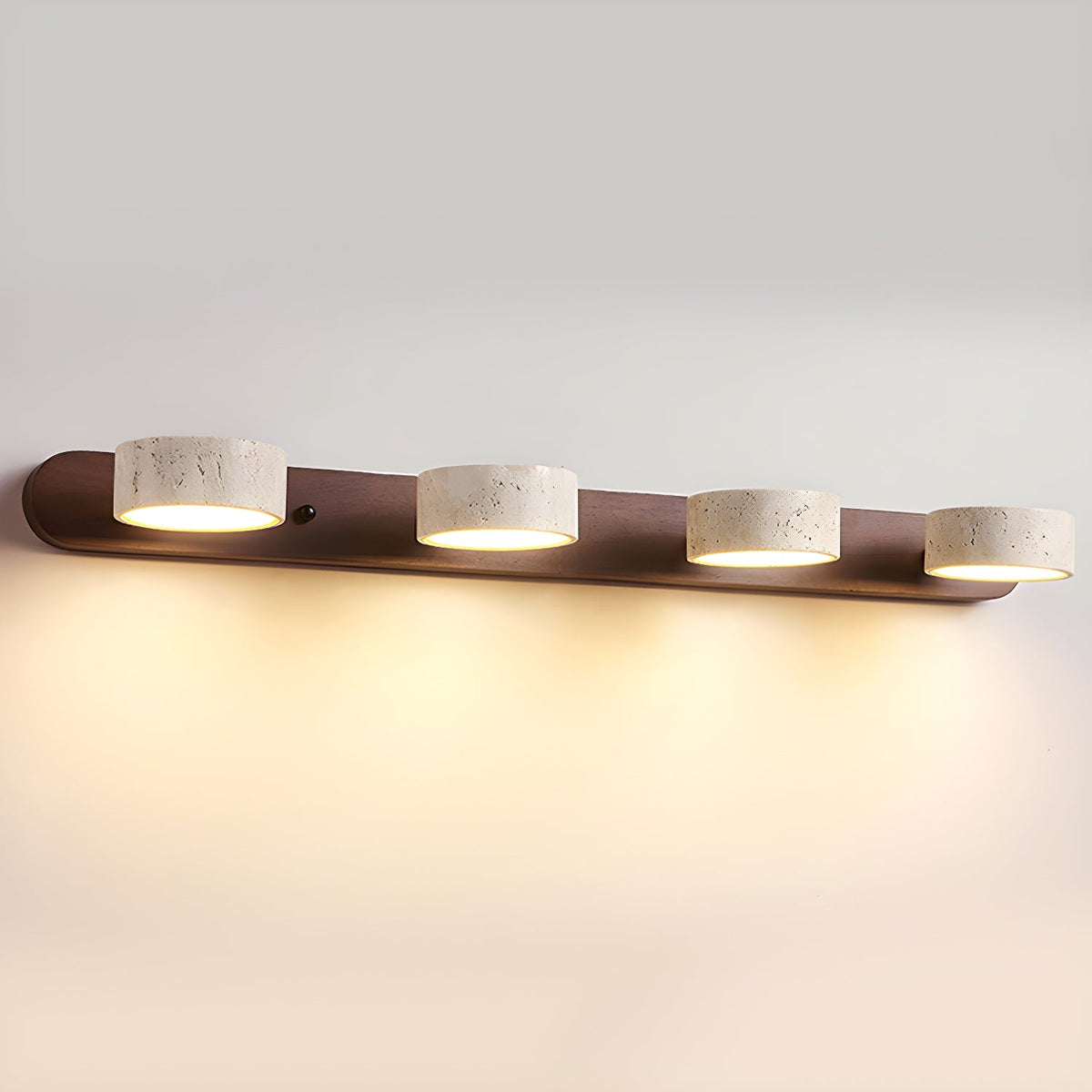 Jasna elegancka lampa ścienna z podwójnym LED