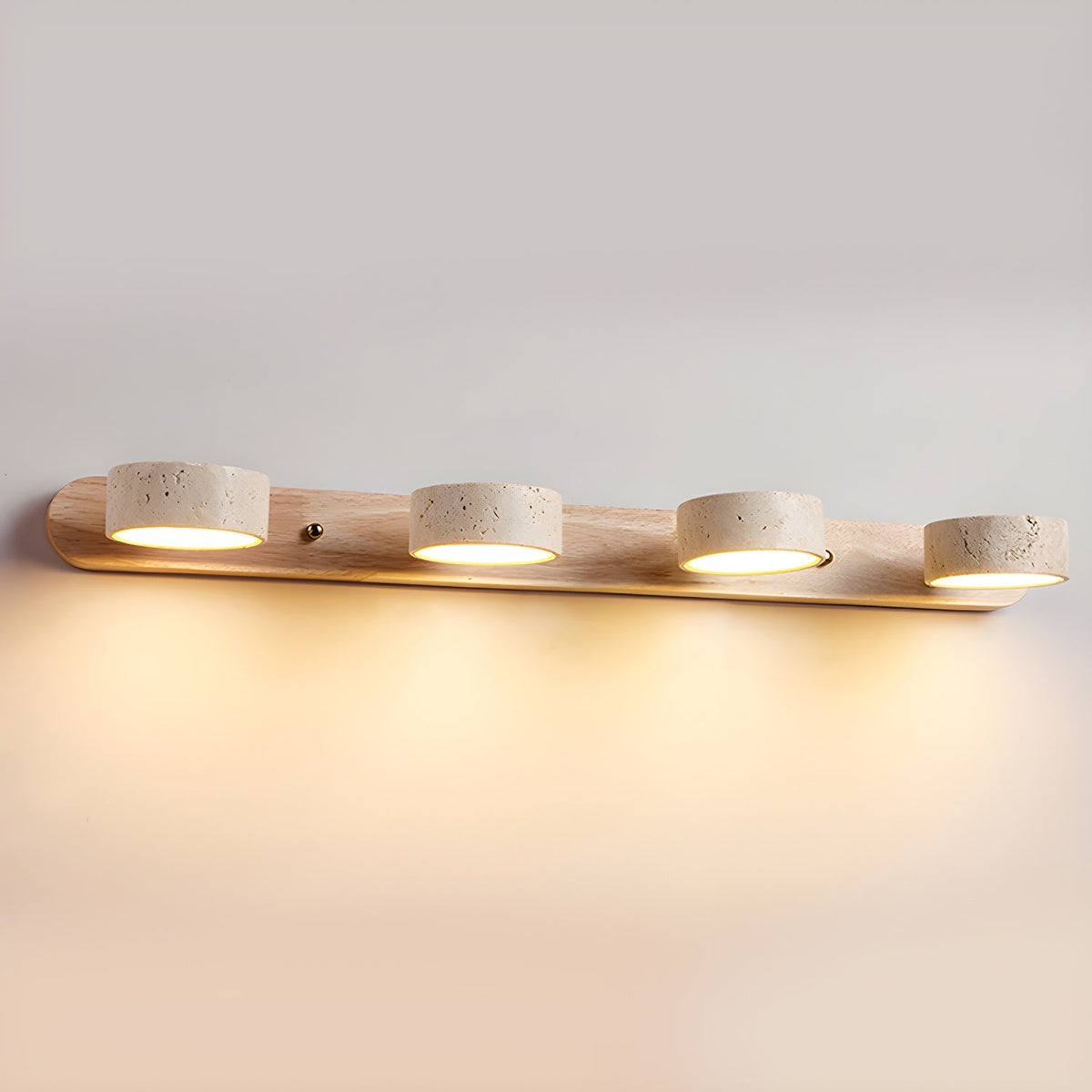 Jasna elegancka lampa ścienna z podwójnym LED