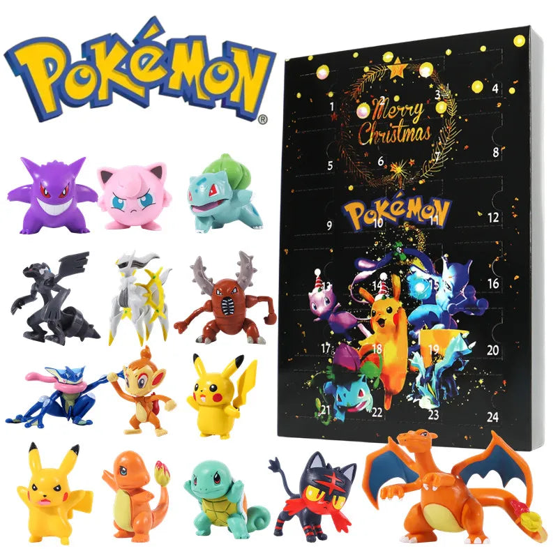 Kalendarz adwentowy Pokémon 2026 — 24 niespodzianki z figurkami 3D