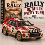 Kalendarz adwentowy Rally 2026 – 24 dni pełne kolekcjonerskich samochodów rajdowych