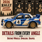 Kalendarz adwentowy Rally 2026 – 24 dni pełne kolekcjonerskich samochodów rajdowych