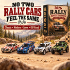 Kalendarz adwentowy Rally 2026 – 24 dni pełne kolekcjonerskich samochodów rajdowych
