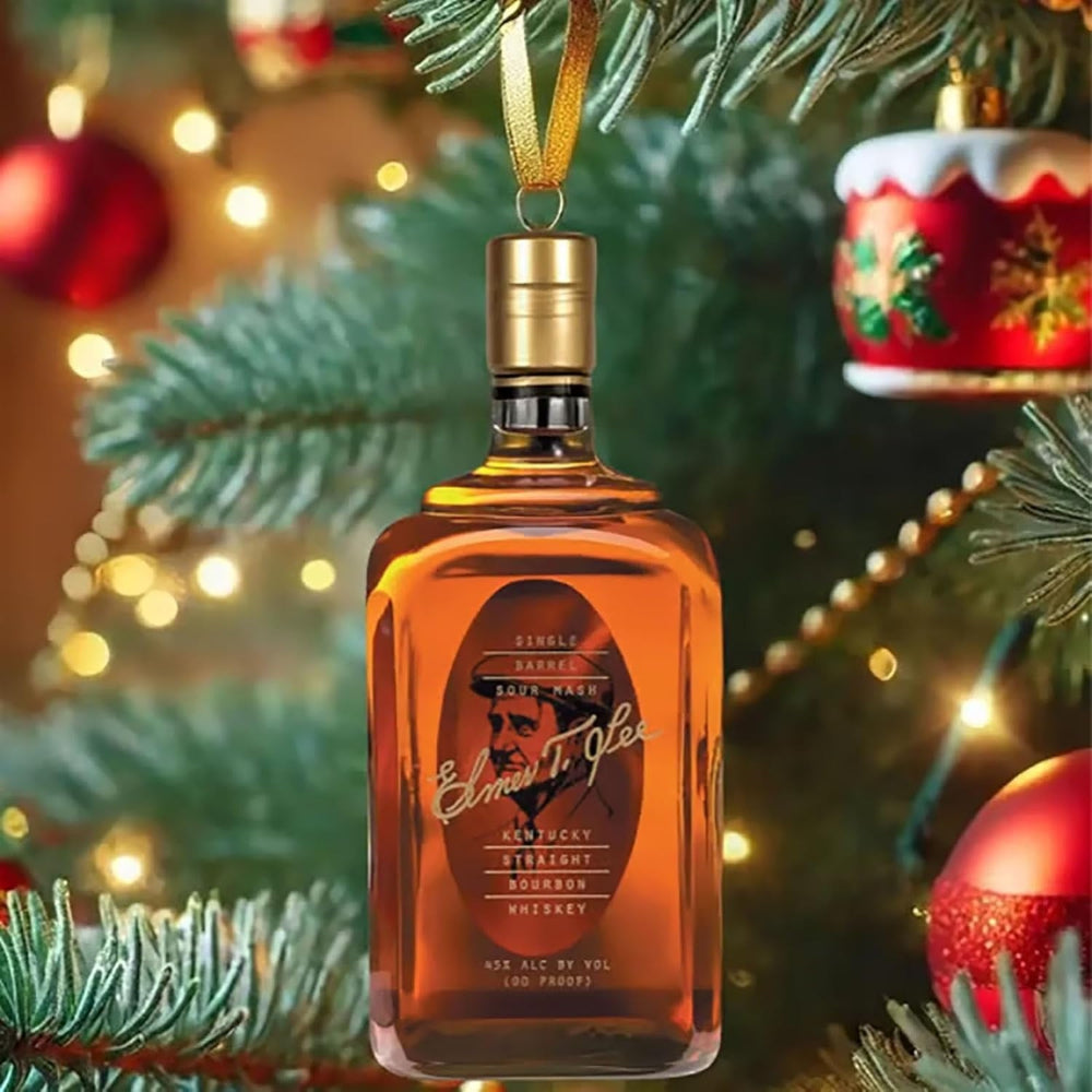 Kalendarz adwentowy whisky bourbon z ozdobami do odliczania