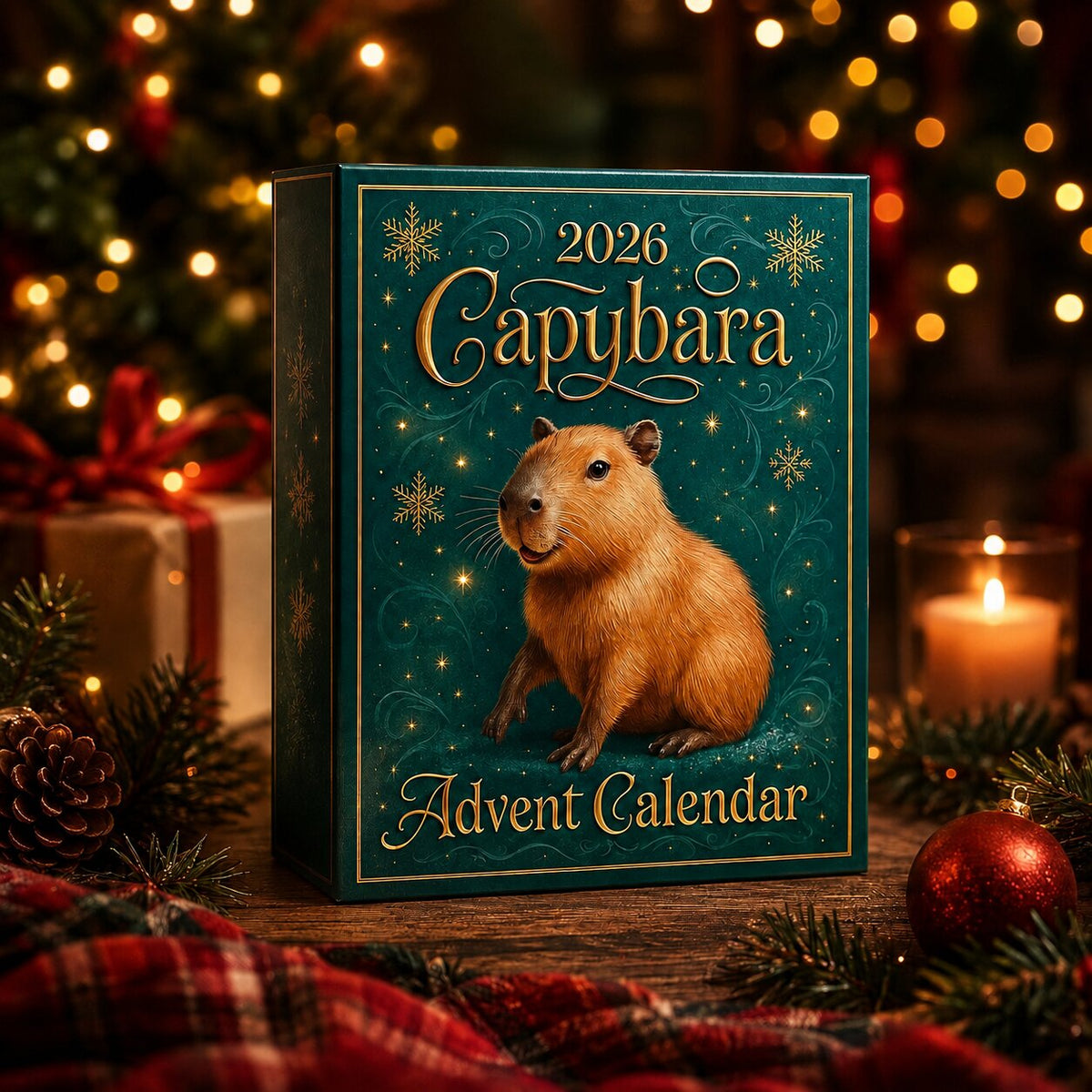 Kalendarz adwentowy z kapibarą 2026