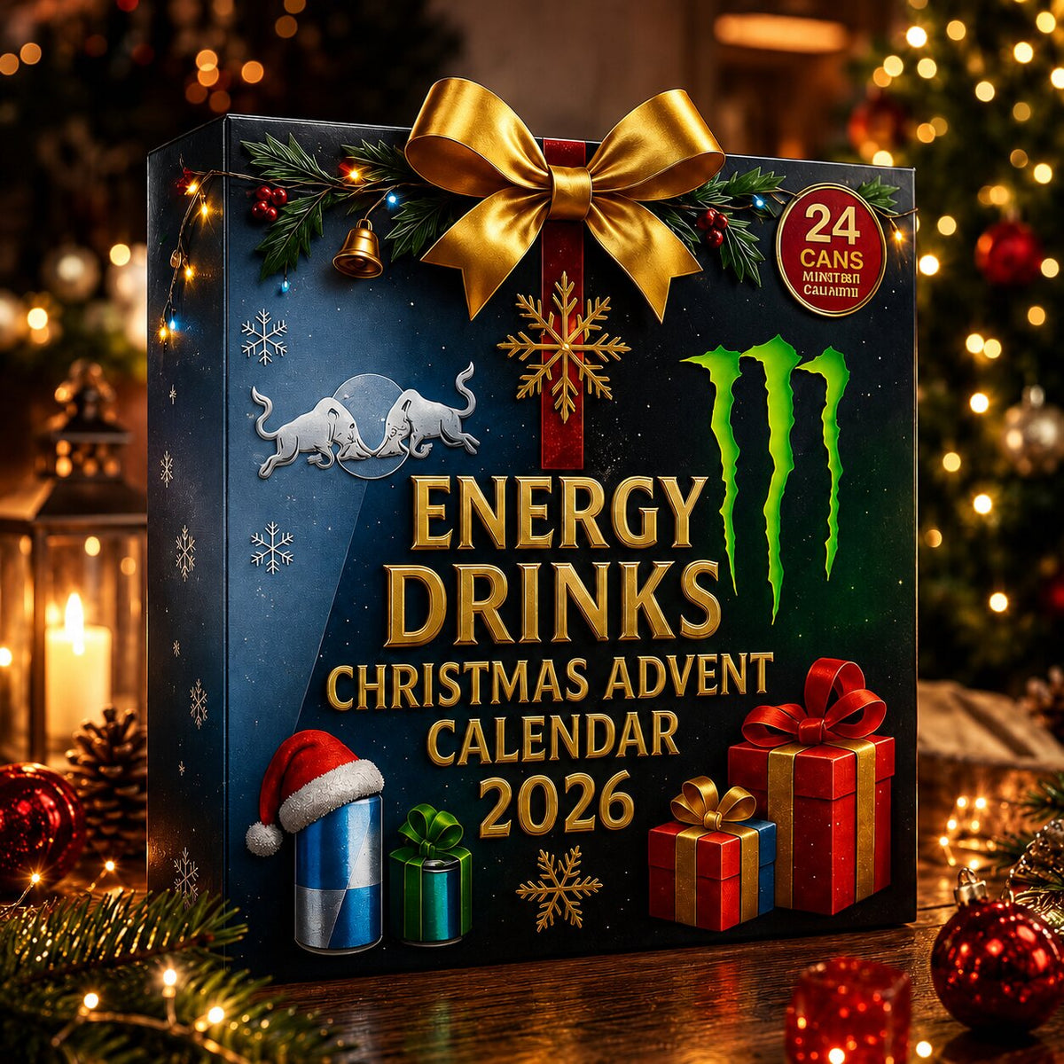 Kalendarz adwentowy z napojami energetycznymi 2026