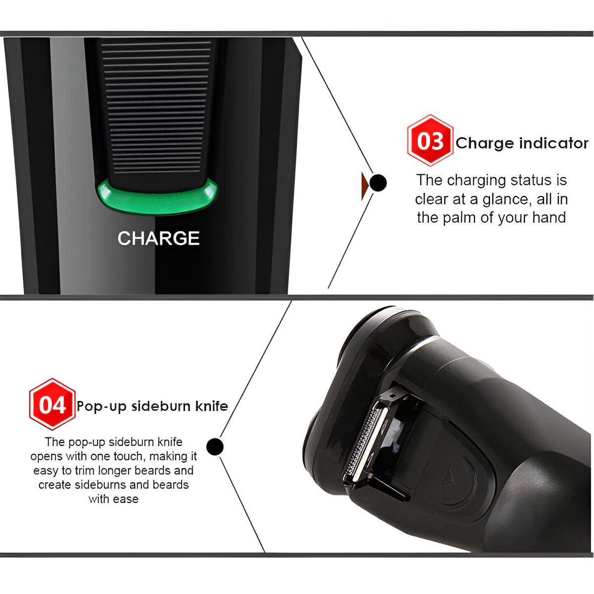 Kamera w golarce Mini 1080P HD z Wi-Fi i detekcją ruchu